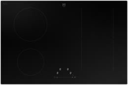 V-ZUG Kochfeld CookTop V2000 I804 (3118200001), Induktion, Breite: 80 cm, BlackDesign, DualDesign, OptiLink, Slider-Bedienung