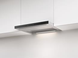 V-ZUG Dunstabzug AiroClearEinbau V400 F60 (6107500000), Breite: 60 cm, Abluft/Umluft, Glas Nero, A++