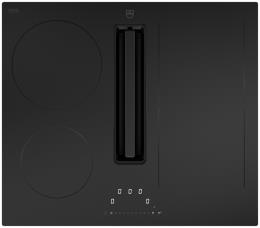 V-ZUG Kochfeld CombiCookTop V2000 I604 (3117500009), Induktion mit int. Dunstabzug, Breite: 60 cm, MattBlackDesign, DualDesign, OptiLink, Slider-Bedienung, Abluft/Umluft, A