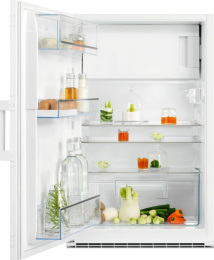 EK158SLWE (933034137), Electrolux Kühlschrank, Breite 55cm, Höhe 88.5cm, Dekoriert Weiss, Links, E