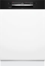 SMI4HCB07E, Bosch Serie 4, Teilintegrierter Geschirrspüler, 60 cm, Schwarz, C