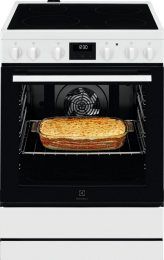FEH6LV202 (940002919), Electrolux freistehender Herd, Elektrisch, Breite 50cm, Weiss, 400V,A