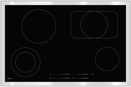 GK80TSPLCN (949596640), Electrolux Glaskeramik-Kochfeld, Breite 80cm, Breit-Chromstahlrahmen