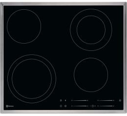 GK58TSCN (949492651), Electrolux Glaskeramik-Kochfeld, Breite 60cm, Chromstahlrahmen