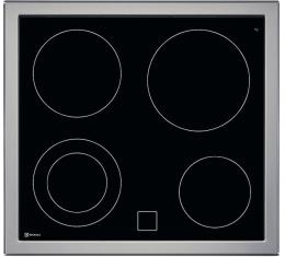 GK56PPLCN (949596664), Electrolux Glaskeramik-Kochfeld, Breit 55cm, Breit-Chromstahlrahmen